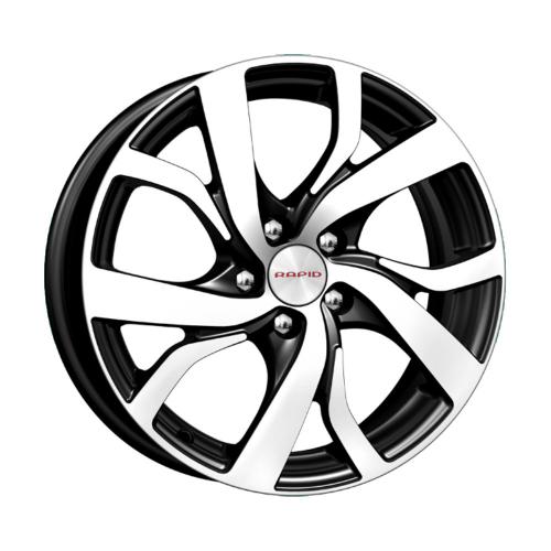 K&K Палермо (КС607) 16x6.5 5x114.3 ET40 d.67.1 алмаз черный