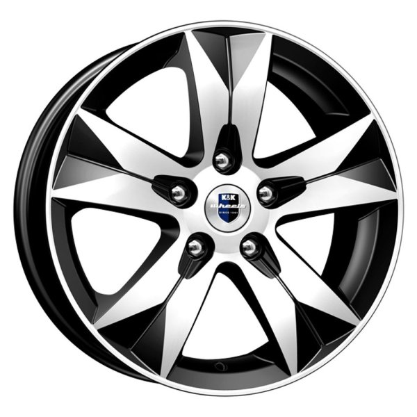 K&K Crossline-оригинал (КС713) 16x6.5 5x114.3 ET50 d.66.1 алмаз черный