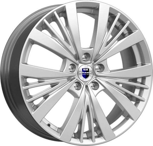 K&K Марвел (КС881) 19x7.5 5x108 ET45 d.67.1 сильвер SK