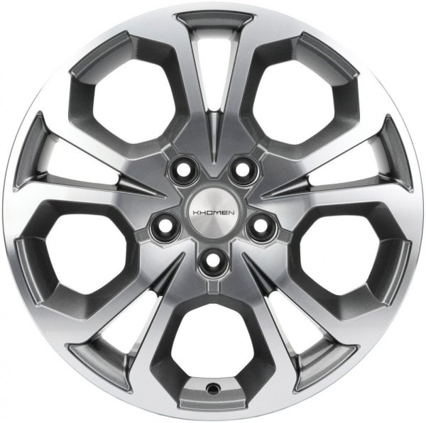 Khomen Wheels KHW1711 17x6.5 5x114.3 ET50 d.67.1 GRAY-FP