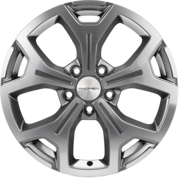 Khomen Wheels KHW1710 17x6.5 5x114.3 ET50 d.66.1 GRAY-FP