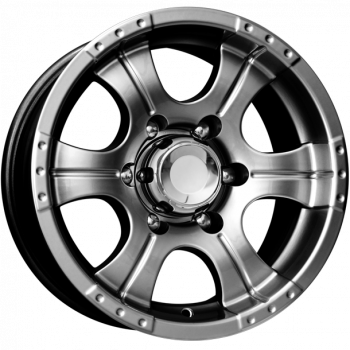 K&K Байконур (КС473) 15x7.0 6x139.7 ET-5 d.110.1 дарк платинум