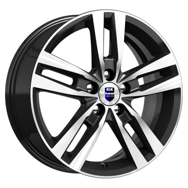 K&K Rassvet (КС868) 16x6.5 5x100 ET38 d.67.1 алмаз черный SK