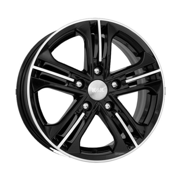 K&K Trinity (КС615) 15x6.0 5x100 ET39 d.67.1 алмаз черный