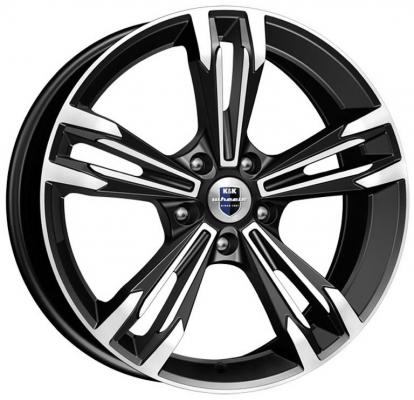 K&K Каррера (КС655) 18x7.0 5x100 ET45 d.67.1 алмаз черный