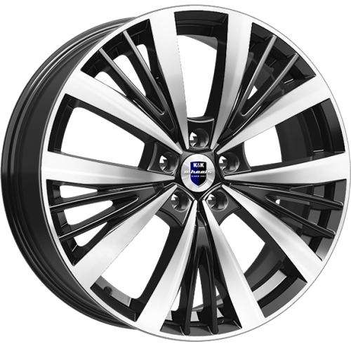 K&K Марвел (КС881) 19x7.5 5x112 ET35 d.66.6 алмаз черный SK
