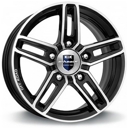 K&K Дон (КС588) 16x6.5 5x139.7 ET40 d.98 алмаз черный