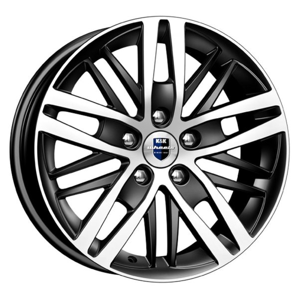 K&K Fencer (КС730) 16x7.0 5x110 ET38 d.65.1 алмаз черный