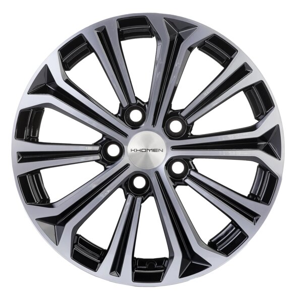 Khomen Wheels KHW1610 16x6.5 5x108 ET50 d.63.35 BLACK-FP